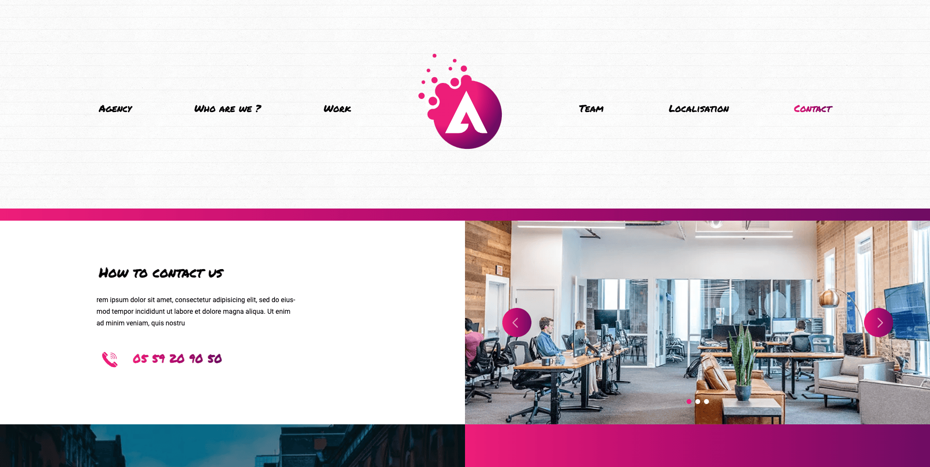 Contact page